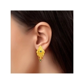 Drashti Collection Golden Stud Earrings ( Pack of 1 ) - Golden