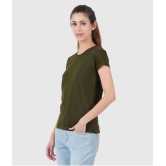 ferocious - Olive Cotton Regular Fit Womens T-Shirt ( Pack of 1 ) - None