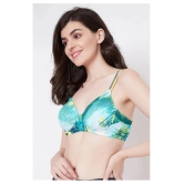 Clovia Polyamide T-Shirt Bra - Blue - 40B