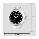 Mikado - Black Metal Analog Womens Watch