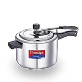 Prestige Nakshatra Alpha Svachh Stainless Steel Spillage Control Pressure Cooker 5 L (Silver)