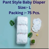 Baby Diaper Premium Quality 75 pcs - L (Large)