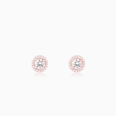 Rose Gold Seeking Solace Stud Earrings