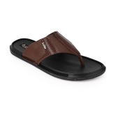 softio - Brown Mens Daily Slipper - None