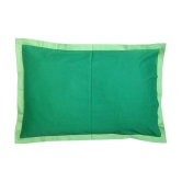 Hugs'n'Rugs - Regular Green Cotton Pillow Covers 60*40 ( Pack of 2 ) - Green