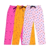 DIAZ Kids Cotton printed Trackpant/Trousers/Lower Combo pack of 3 - None