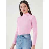 Long Sleeves Turtle Neck Cotton Fitted Top