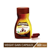 Accumass Weight Gain Capsules 60Caps, Pack of 4 (Ayurvedic Weight Gainer for Men & Women)