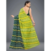 ANAND SAREES - Green Georgette Saree Without Blouse Piece ( Pack of 1 ) - Green