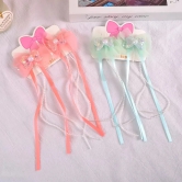 Bow Shape Ribbon Hair Clip ( Set of 2 )