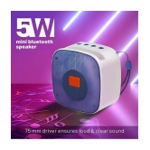 VEhop 209 5 W Bluetooth Speaker Bluetooth V 5.1 with USB,Call function Playback Time 6 hrs Assorted - Assorted