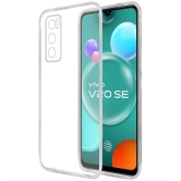 Case Vault Covers Silicon Soft cases Compatible For Silicon Vivo V20 SE ( Pack of 1 ) - Transparent