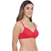 Clovia Cotton T-Shirt Bra - Pink Single - 40C