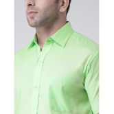 KLOSET By RIAG 100% Cotton Regular Fit Solids Half Sleeves Men's Casual Shirt - Fluorescent Green ( Pack of 1 ) - None