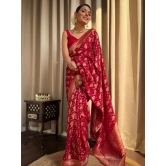 Trendy Silk Saree Red Color Saree