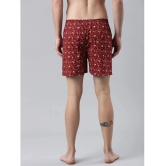 Joven Blue Cotton Mens Boxer- ( Pack of 2 ) - None