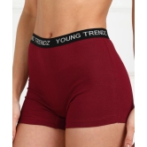 Young trendz Women Boy Short Maroon Panty-L / Maroon