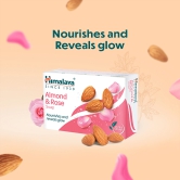 Himalaya Almond & Rose Soap, Moisturizes & Cools Skin, 75 G