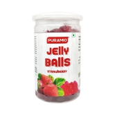 Puramio Combo Pack of Jelly Balls - Strawberry & Orange, 300 gm Each - Pack of 2