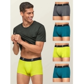 XYXX - Multicolor Modal Mens Trunks ( Pack of 5 ) - None