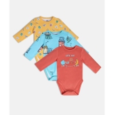 MINI KLUB - Multi Color Cotton Bodysuit For Baby Boy ( Pack of 1 ) - None