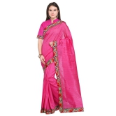 Florence Art Silk Saree with Blouse Piece