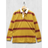 Auto Stripes Yellow Red Polo T-Shirt-XL / Yellow