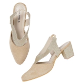 MARC LOIRE Cream Block Heels - None