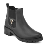 Fentacia - Black Women''s Ankle Length Boots - None