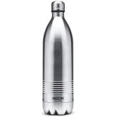 Milton Duo DLX 750 Thermosteel 24 Hours Hot and Cold Water Bottle, 700 ml, Silver - Silver