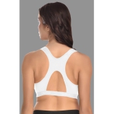 Madam Pack of 1 Lycra Non Padded Womens Racerback bra ( White ) - None