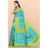 LEELAVATI - Multicolor Crepe Saree With Blouse Piece ( Pack of 1 ) - Multicolor