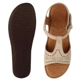 Do Bhai - Cream Womens Flats - None