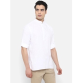 Springberry - Shirt Style 100 percent Cotton White Men's Kurta ( Pack of 1 ) - None