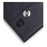 samtroh - Black PU Men's Regular Wallet ( Pack of 1 ) - Black