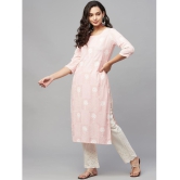 AMIRA'S INDIAN ETHNICWEAR - Pink Straight Rayon Women's Stitched Salwar Suit ( Pack of 1 ) - None