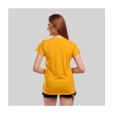 Elina Yellow Cotton Tees - Single - None