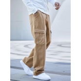 Bwolves Neutral Light brown Baggy Cargo Jeans - Unleash Your Unique Style-38