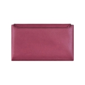 Walrus Maroon Faux Leather Purse - Maroon