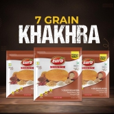 Euro Seven Grain Khakhra 180Gm Pack of 4|Roasted Not Fried | Cholesterol Free | Zero Transfat |Vacuum-Sealed for Freshness | Authentic Gujarati Snack, Ideal for Tea Time | Healthy Khakhra Options| Healthy Snacking