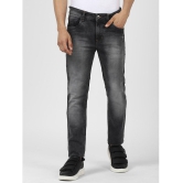 UrbanMark Men Slim Fit Mid Rise Whisker Wash Stretchable Jeans - None