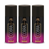 ST.JOHN Cobra Long-Lasting Deodorant Juicy 150ml Deodorant Spray for Men 150ml - Pack of 3