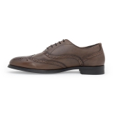 RedTape Formal Oxford Shoes for Men | Real Leather Shoes With Low-cut Pattern