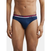 Jockey US49 Men Super Combed Cotton Solid Brief with Ultrasoft Waistband - Navy - None