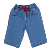 Cremlin Clothing - Navy Blue Cotton Blend Boys Bermudas ( Pack of 1 ) - None