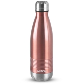 Milton Duo DLX 500 Thermosteel 24 Hours Hot and Cold Water Bottle, 500 ml, Rose Gold - Pink