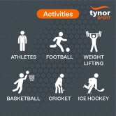 TYNOR Ankle Binder Air Pro, 1 Unit (Colour - ORANGE, Size - XL) by Total Sporting And Fitness Solutions Pvt Ltd