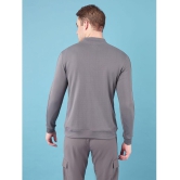 Technosport Grey Polyester Men's Running Jacket ( Pack of 1 ) - L