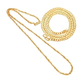 AanyaCentric Combo of 2 Gold Plated 22inches Long Fashion Chain - None