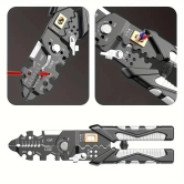 25 in 1 Wire Stripper Tool Wire Stripper and Cutter 25-in-1 Multifunctional Wire and Cable Stripping